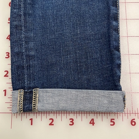 ADRIANO GOLDSCMEIED Stilt Roll-Up Cigarette Distressed Classic Wash Jeans SZ 29R - Picture 11 of 16